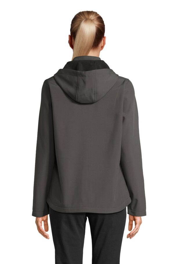 SOL'S RACE HOODED WOMEN Antracita 3XL - 1