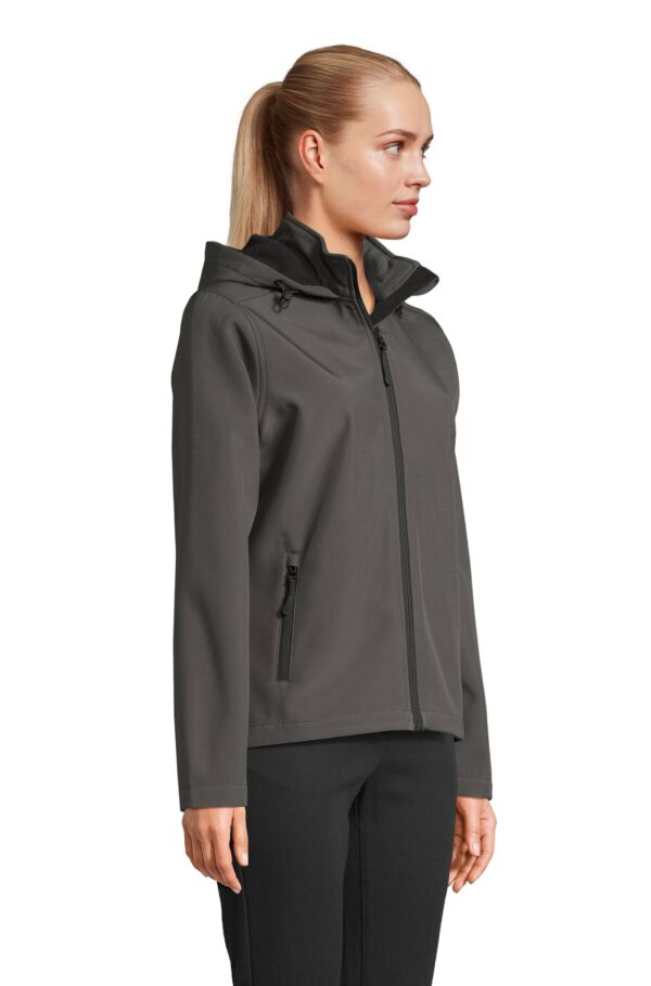 SOL'S RACE HOODED WOMEN Antracita 3XL  - 2