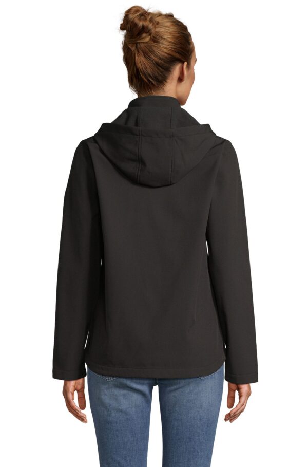 SOL'S RACE HOODED WOMEN Negro 3XL - 1