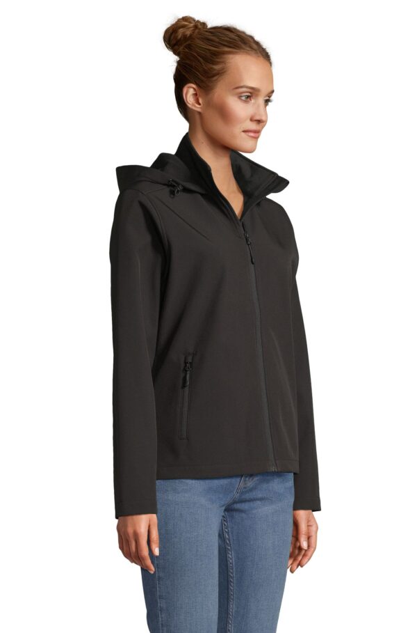 SOL'S RACE HOODED WOMEN Negro 3XL  - 2